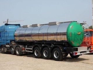 Молоковоз/водовоз полуприцеп-цистерна ППЦ-20 объемом 30 кубов Foxtank