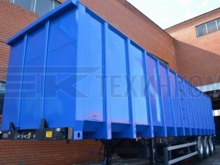 Кузов для контейнеровоза (для перевозки металлического лома) модели Тонар-974614-0000013 объемом 65 кубов фото 6