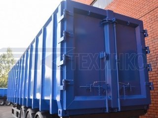 Кузов для контейнеровоза (для перевозки металлического лома) модели Тонар-974614-0000013 объемом 65 кубов фото 4