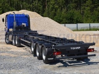 Тонар 97462 - контейнеровоз с одним способом погрузки. (1x40’, 1x40’HQ) (34,47 тонн) фото 2