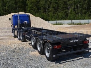 Тонар 974624 - контейнеровоз с одним способом погрузки (1x20’) (31 тонна, 3 оси) фото 2