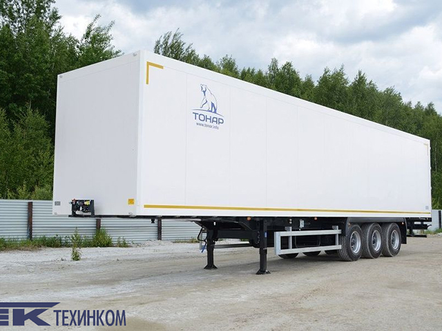 Полуприцеп рефрижераторный Тонар R3-14 для перевозки скоропортящихся продуктов 29 тонн