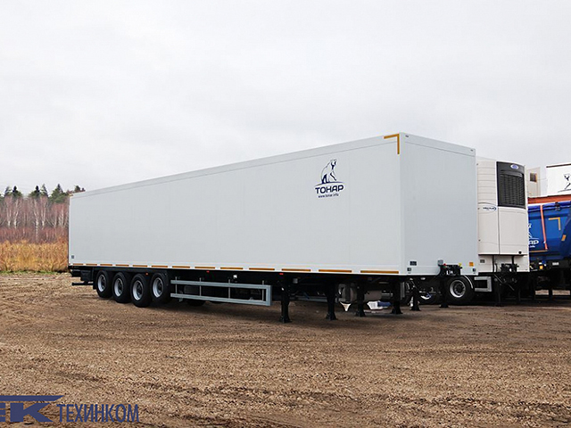 Полуприцеп рефрижераторный Тонар R4-16 для перевозки скоропортящихся продуктов 35 тонн фото 4