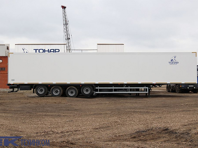 Полуприцеп рефрижераторный Тонар R4-16 для перевозки скоропортящихся продуктов 35 тонн