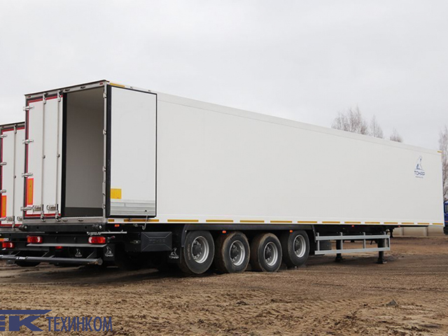 Полуприцеп рефрижераторный Тонар R4-16 для перевозки скоропортящихся продуктов 35 тонн фото 2