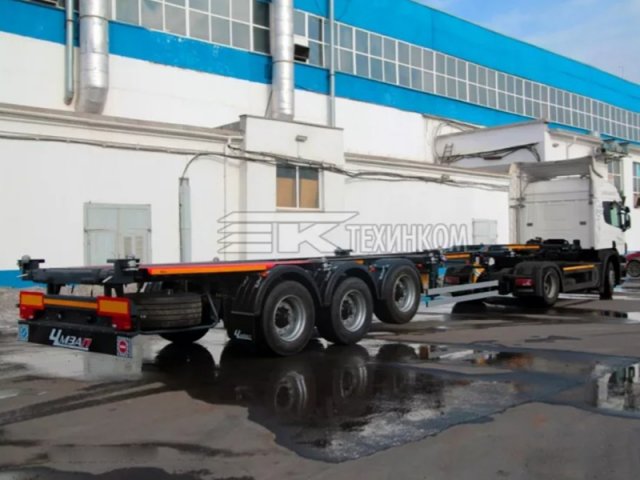 Полуприцеп-контейнеровоз ЧМЗАП-9911-053-ПЛ (32,5 тонн, 3 оси)