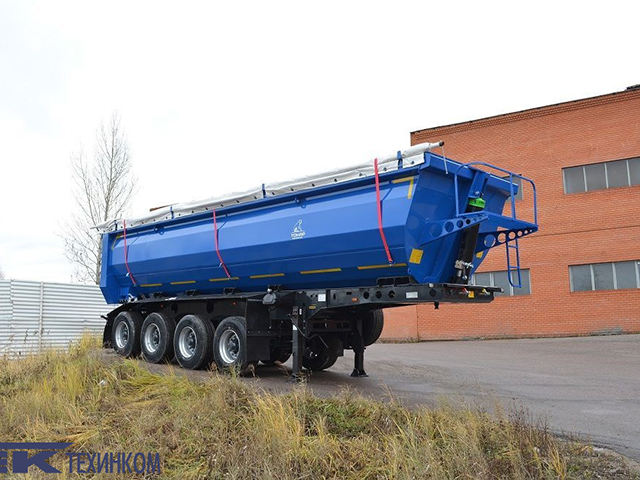Полуприцеп-зерновоз самосвальный Тонар-9595 (28,55 тонн, 4 оси)