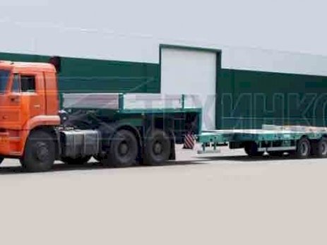 Полуприцеп-тяжеловоз с раздвижной платформой Модель 99395E-66