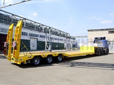 Низкорамный полуприцеп-тяжеловоз Модель 993930-B45