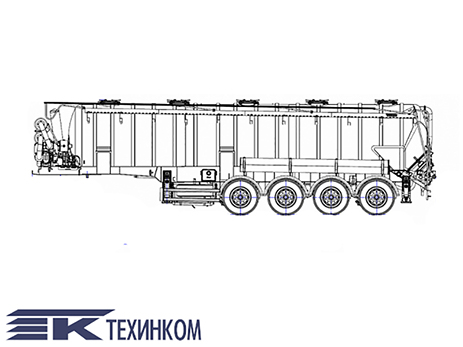 Полуприцеп-цистерна SB4U28 муковоз