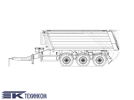 Прицеп самосвальный РИАТ 3D-R651